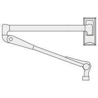 Wandarm für Bela-Strahler