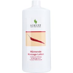 Wärmende Massage-Lotion - mit natürlichem Pfefferschotenextrakt